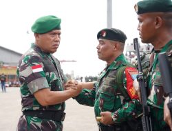Kasdam XII/Tpr Pimpin Upacara Pemberangkatan Satgas Yonif 644/Wls Latihan Pratugas di Batujajar