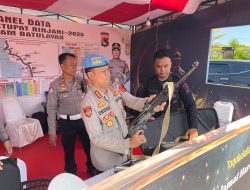 Kabid Propam Polda NTB Turun Langsung Cek Senjata Api Personel yang Bertugas pada Operasi Ketupat Rinjani 2025