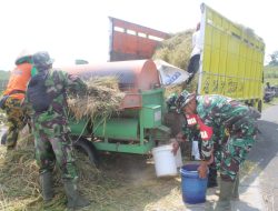 Babinsa Mojosongo Dampingi Bulog Sergab Petani Dlingo