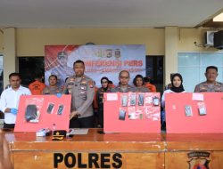 Polres Loteng Ungkap 11 Kasus Dan Amankan Sembilan Tersangka Selama Bulan April