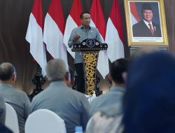 Menkum Supratman Tegaskan ke Pimpinan Kemenkum untuk Jaga Amanah dan Integritas