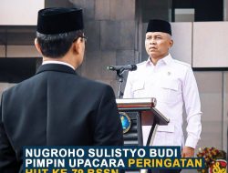 Peringatan HUT ke-79 BSSN di Lapangan Pancasila, Kantor BSSN Sawangan Depok