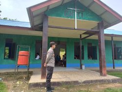 Polsek Meranti Amankan Ibadah Hari Minggu di Gereja