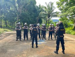Polda Maluku Amankan Ujian Sekolah di SMA Muhammadiyah Pulau Haruku
