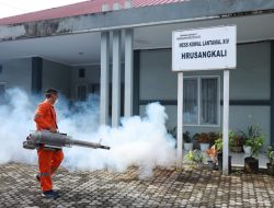 Lantamal XIV Laksanakan Fogging, Cegah DBD dan Malaria