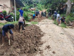 Dari Drainase Hingga Sumur Bor : Komitmen Nyata Koramil 410-01/PJG Tingkatkan Infrastruktur Warga Sukabumi