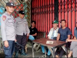 Samapta Polsek Menyuke Laksanakan Patroli Siang Hari Dan Memberi Imbauan