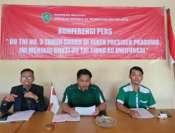 Tepis Isu Dwifungsi, UU TNI Hormati Demokrasi dan Junjung Supremasi Sipil