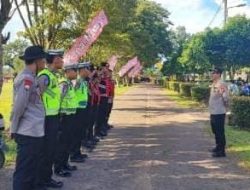 Pembukaan Tournament Sepak Bola Bupati Banyuasin Cup 2025, Mendapat Pengaman Ketat Dari Polisi