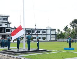 Upacara di Hari Kartini dan Hari Bakti Hiu Kencana, Menjadi Momentum Pembakar Semangat Prajurit Jalasena Lantamal XIV