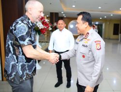 Kapolda Maluku Terima Kunjungan AFP, Div Hubinter dan Bareskrim Polri, Bicara Penanggulangan Penyelundupan Orang