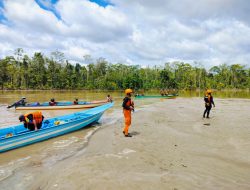 Pencarian Iptu Tomi Tetap Dilakukan Meski Diterpa Hujan Deras di Sungai Rawara