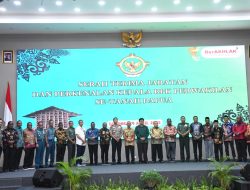 Langkah Bersama Menuju Transparansi, Wadan Lantamal XIV Hadiri Sertijab Kepala BPK Papua