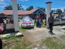 Polsek Mandor Hadiri Pelepasan Rombongan Kontingen Naik Dango Ke XXXX Kecamatan Mandor