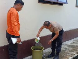 Polsek Menjalin Gunakan Pupuk Organik Mikroba Google untuk Penggarapan Lahan Percontohan