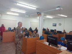 Satgas CIMIC XXXI-O Laksanakan VADB Training di Head Quarter, Old Camp, Naqoura