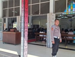 Minggu Kasih, Polsek Menjalin Lakukan PAM Ibadah Gereja