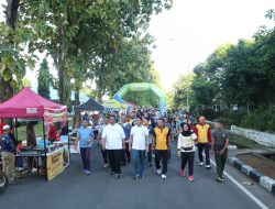 Danlanud Sultan Hasanuddin Bersama Bupati Maros Dan Forkopimda Ikuti Car Free Day