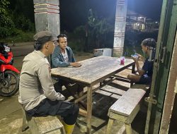 Ciptakan Situasi Kondusif Polsek Meranti Laksanakan Patroli Malam Hari
