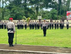 SPN Polda Papua Barat Gelar Upacara Pembukaan Dikbangspess Bintara Dasar 5 Fungsi Teknis Kepolisian Gelombang III T.A. 2025