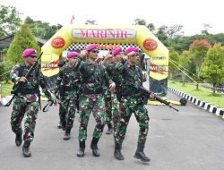 Semangat Harkitnas Ke-117, Prajurit Petarung Pasmar 3 Laksanakan Hanmars Dari Tembok Berlin Ke Mako Pasmar 3