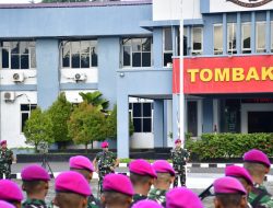 Komandan Pasmar 3 Pimpin Apel Gabungan Di Kesatrian Marinir Agoes Soebekti
