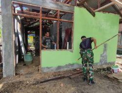 TMMD Kodim 1802/Sorong Bawa Sukacita: Rehap Rumah Mama Oktovina Warga Jeflio Terharu