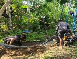 Sasaran ke 3 Sumur Bor Air Bersih Dikerjakan. TMMD Ke-124 Kodim 1802/Sorong