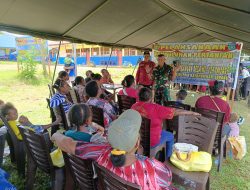Non Fisik Program TMMD Ke-124 Kodim 1802/Sorong Warga Yeflio Terima Penyuluhan Pertanian
