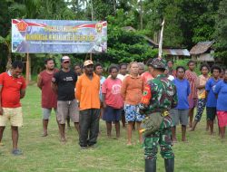 Danki Satgas TMMD Ke-124 Kodim 1802/ Sorong, Laksanakan Apel Evaluasi Pelaksanaan Kegiatan