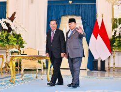 Presiden Prabowo Subianto Terima Kunjungan Resmi Presiden Senat Kerajaan Kamboja, Hun Sen