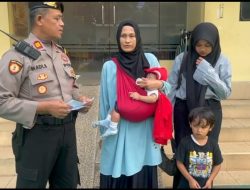 Tersesat di Jakarta, Ibu dan Tiga Anak Dibantu Polsek Grogol Petamburan Menuju Stasiun