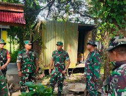 Pastikan Target, Dandim 1802/Sorong Dampingi Aster Kasdam XVIII/Kasuari Tinjau Sasaran Fisik