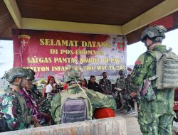 Damai dalam Nada dan Doa di Tanah Eronggobak: Satgas TNI Gelar Ibadah Bersama Warga Papua