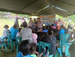 Satgas TMMD Ke-124 Kodim 1802/Sorong Gelar Penyuluhan Keamanan dan Ketertiban Masyarakat