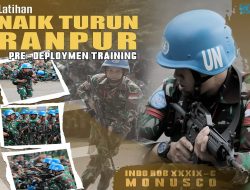 Latihan Naik Turun Ranpur Dilaksanakan Oleh Prajurit Indo RDB XXXIX-G MONUSCO Guna Kesiapan Pelaksanaan Tugas Di Congo