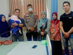 Kapolres Bima Kunjungi Balita Arumi, Korban Malpraktik Puskesmas Bolo di RSUP NTB