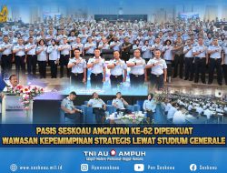 Pasis Seskoau Angkatan ke-62 Diperkuat Wawasan Kepemimpinan Strategis Lewat Studium Generale