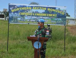 Dansatgas INDO RDB 39 F Monusco Pimpin Pembukaan Pelatihan Mortir terhadap Tentara Kongo