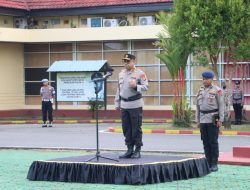 Kapolda Papua Barat Pimpin Apel Konsolidasi Pasca Operasi SAR dan Operasi Alfa Bravo Moskona 2025 di Mapolres Teluk Bintuni