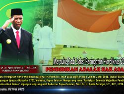 Merauke JadiI Saksi Peringatan HARDIKNAS 2025; Pendidikan Adalah HAK ASASI