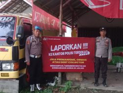 Polsek Menjalin Sosialisasikan Pencegahan Curanmor dan Premanisme ke Warga