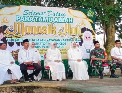 Edukasi Di Ruang Terbuka, TK Kartika Kodim 0808 Bersama Kemenag Kenalkan Tata Cara Ibadah Haji