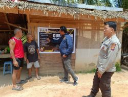 Cegah Kriminalitas, Polsek Sebangki Imbau Warga Waspada Lewat Spanduk