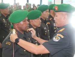 Danrem 051/WKT Pimpin Sertijab Dandim dan Kasi Korem 051/WKT