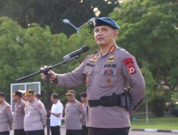 Dansat Brimob Ingatkan Personel Polda Maluku Senantiasa Jaga Kamtibmas yang Kondusif