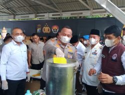 Press Rillis Polres Batu Bara, Pemusnahan Sabu Berat 10.091,19 Gram dan 101 Ekstasi