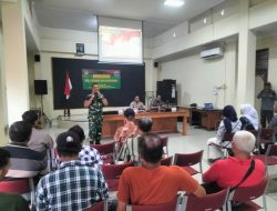 Kegiatan Non Fisik KBD Tahap II TA. 2025, Danramil 03/Serengan Sosialisasi Wasnang & Bela Negara kepada Warga