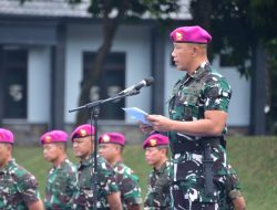 Puluhan Prajurit Muda Baret Ungu Perkuat Pasmar 1