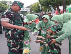 Dandim 0808 Sambut Kunjungan Kerja Danrem 081/DSJ Ke Kodim Blitar
